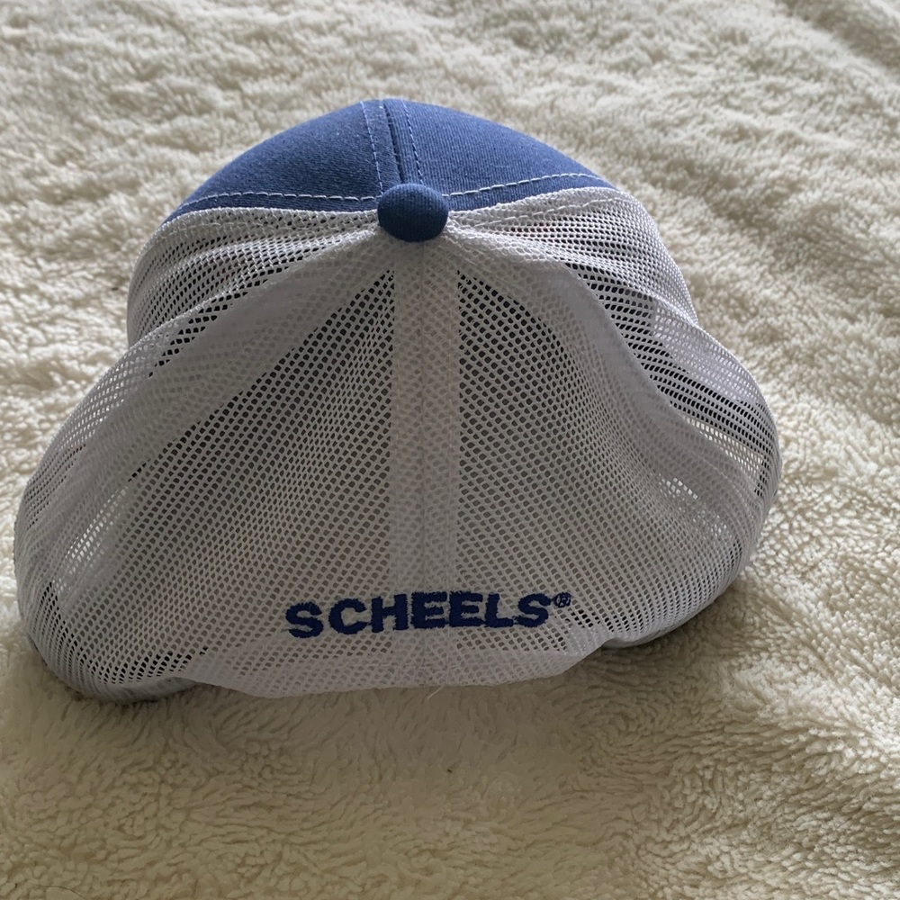 Scheels Blue and White Mesh Hat - Picture 3 of 3